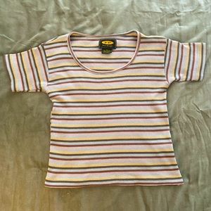 Vintage Free People Striped Shirt
